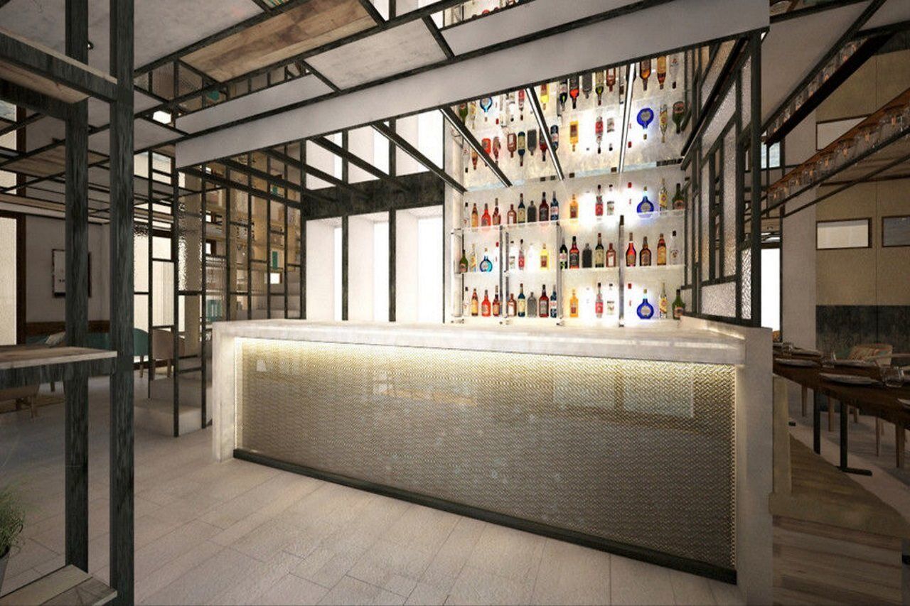 Bo Hotel Palma Εξωτερικό φωτογραφία 3D rendering of the bar